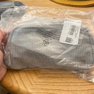 Lululemon Grey Check Belt Bag